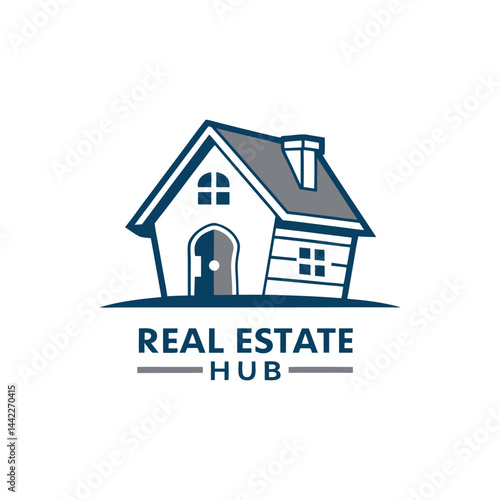 real estate logo design vector 