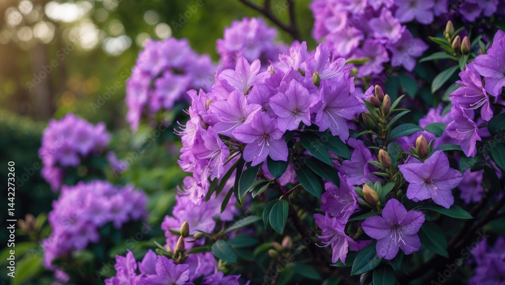 Azalea bush with stunning flowers Azalea bush with stunning flowers