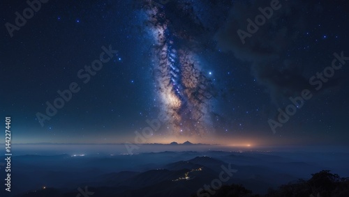 Wallpaper Mural Mount Andong provided a successful vantage point for photographing the Milky Way galaxy at midnight Torontodigital.ca
