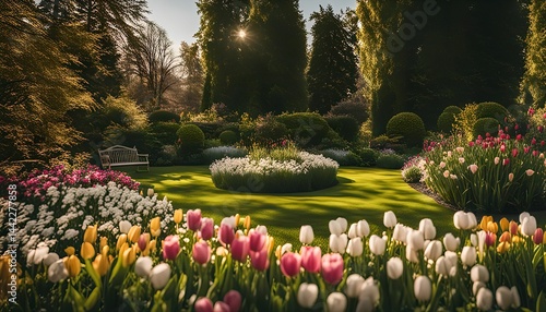 A Springtime Garden Oasis