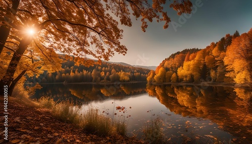 Golden Autumn Reflections