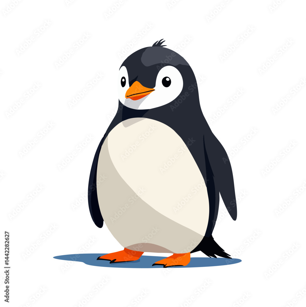Cute penguin vector graphic and illustration Cute penguin vector graphic and illustration