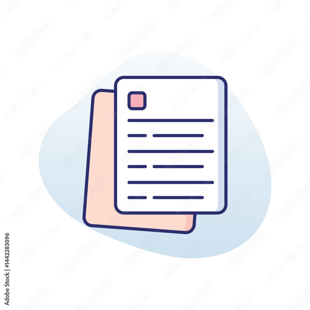 Document Vector icon Document Vector icon
