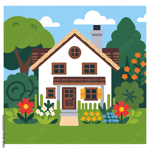 Cartoon_house_vector_illustration
