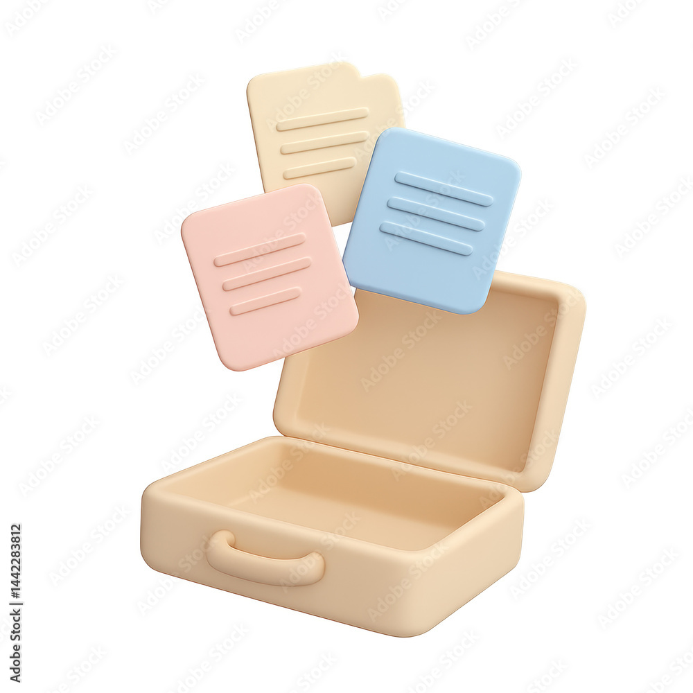 Digital Documents Escape: A light-toned case gives way, liberating colorful documents in a lively digital cascade. A visual metaphor for creative and freedom, with a nod toward simplicity. Digital Documents Escape: A light-toned case gives way, liberating colorful documents in a lively digital cascade. A visual metaphor for creative and freedom, with a nod toward simplicity.