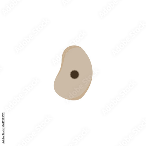 Holds for rock climbing walls. Vector illustration 