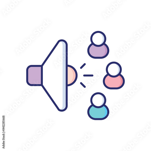 Dissemination  Vector icon