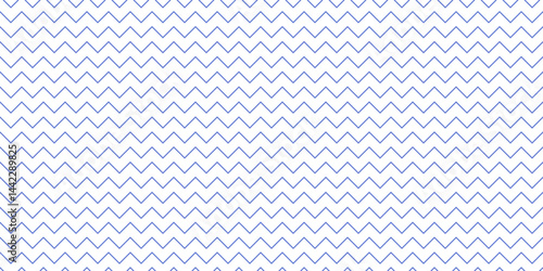 Blue zigzag pattern. Seamless vector zigzag. Retro chevrons fashion print pattern.