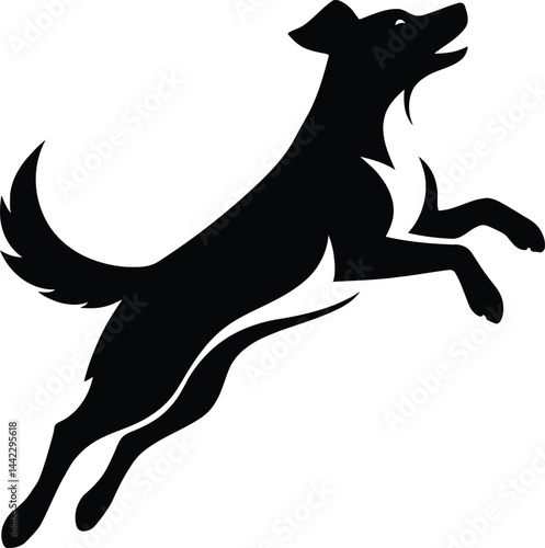 Dog Silhouette Clipart for Crafters and Designers, Puppy Vector Art for Branding Kits.
