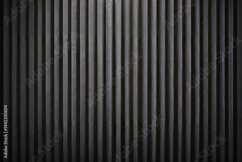The image features a black corrugated metal texture, serving as a dark abstract background, and is classified as a 3D texture