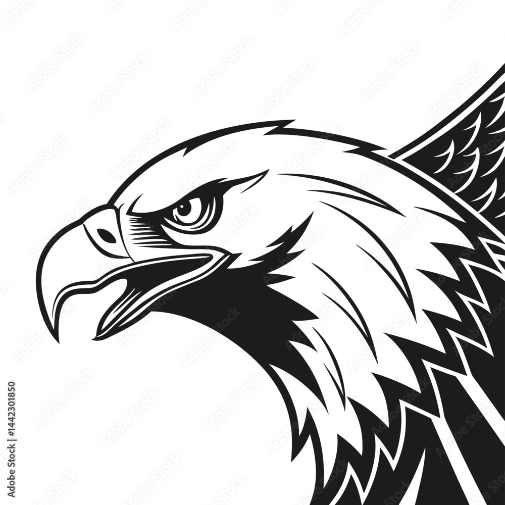 Obraz premium eagle head mascot