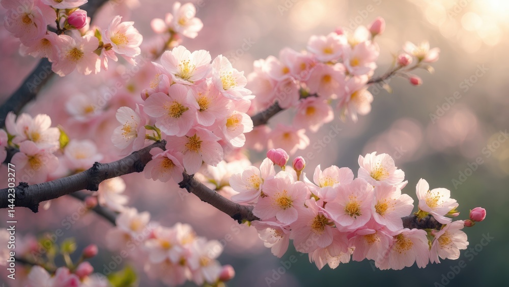 Obraz premium Branch with flowers