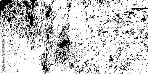 Abstract black and white grunge noise distressed texture background. Dust and scratches grain texture on white and black background isolated transparency background. 	