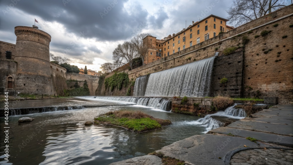 Ancient City Waterfall and Fortress Ancient City Waterfall and Fortress