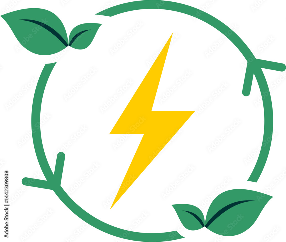 Obraz premium renewable energy Icon