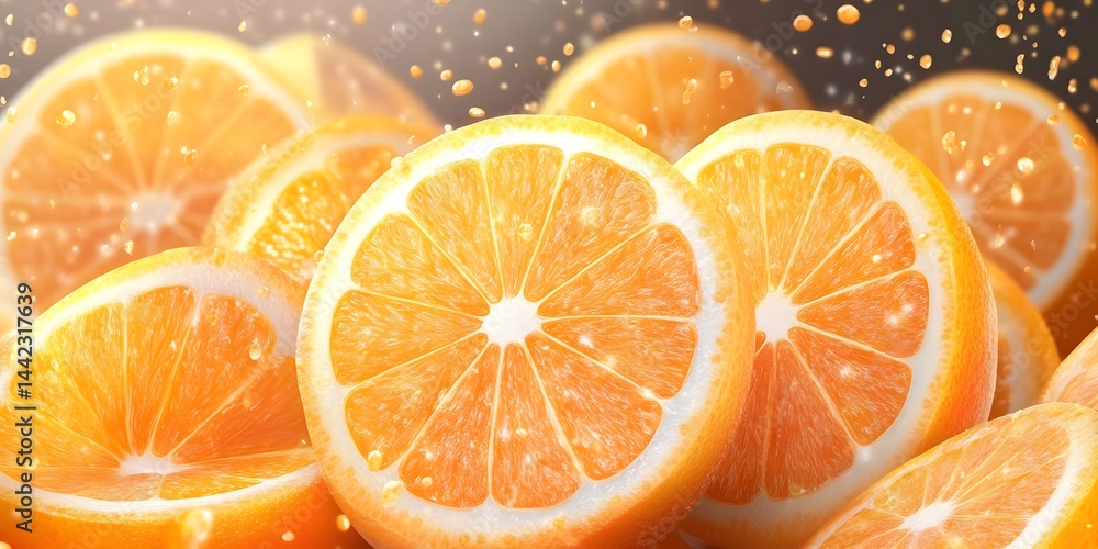 Fototapeta premium Premium Quality Orange Fruits PNG Download for Web and Print Graphic Applications​ orange and lemon slices Isolated Orange Fruits PNG Image Ideal for Food Packaging and Branding Designs​ 