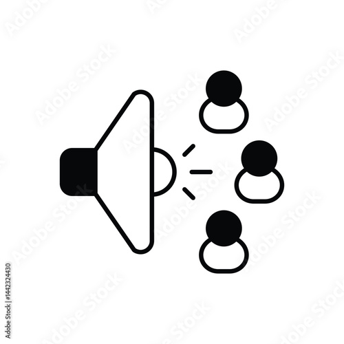 Dissemination  Vector icon