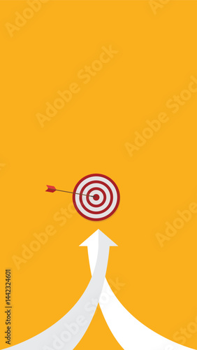 Same goal, two business work together as team to achieve success	
