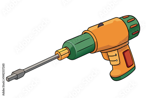 screwdriver with happy expression on a Transparent Background, ideal for labor day projects and tool illustrations for home improvement