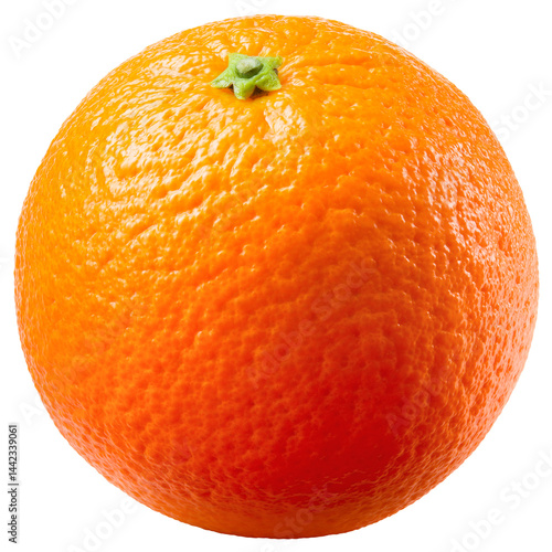 Orange isolated png. Whole orange fruit on transparent background. Orang no background. Full depth of field. Transparent png