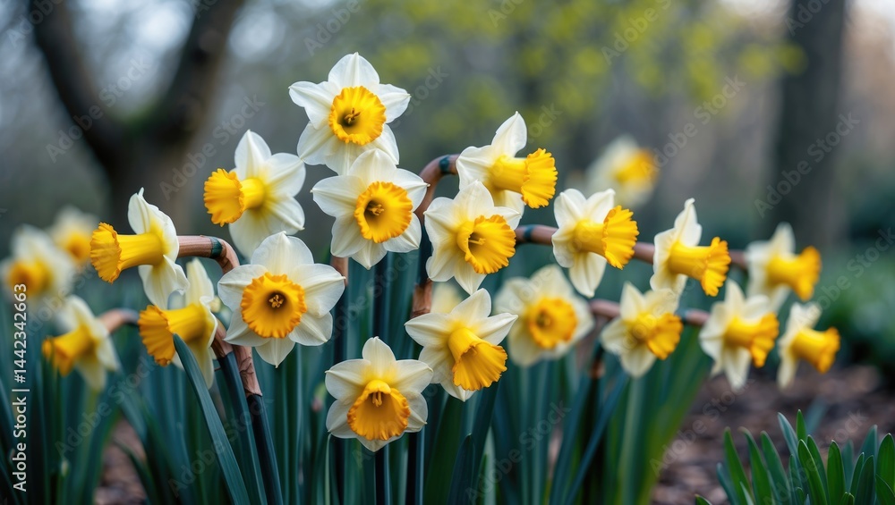 The season's first flowers: Daffodils The season's first flowers: Daffodils