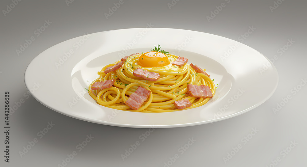 Fototapeta premium Spaghetti Carbonara