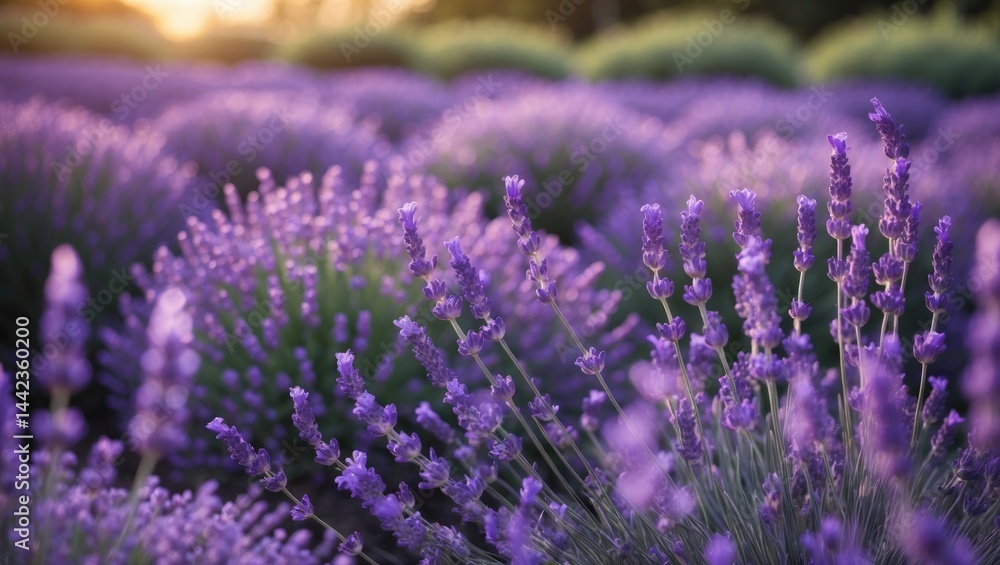 Obraz premium Lavender field at its brightest
