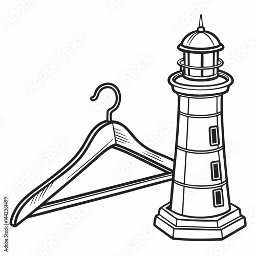 lighthouse vector illustration