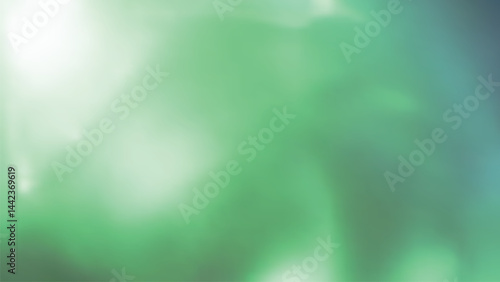 soft, green abstract background with gentle glow creates calming atmosphere