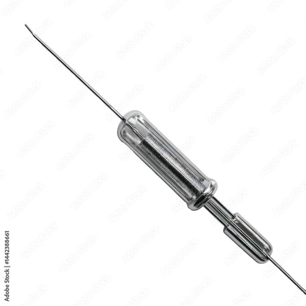 Needle threader, on transparent background Needle threader, on transparent background