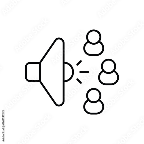 Dissemination  Vector icon