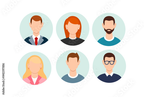 Diverse group of professionals and employees representing a company or organization