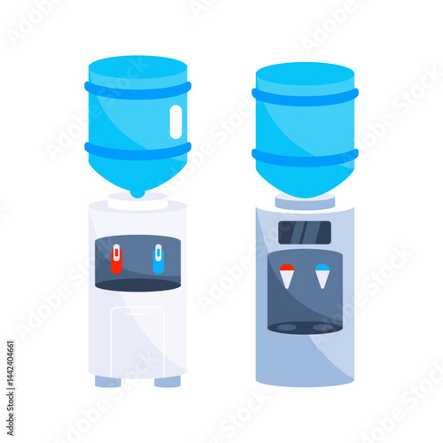 Water cooler offering refreshing hot and cold water, ideal for office or home hydration