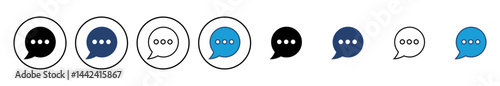 Chat icon vector. speech bubble icon. comment icon vector. message. contact us