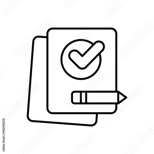 Approval  Vector icon