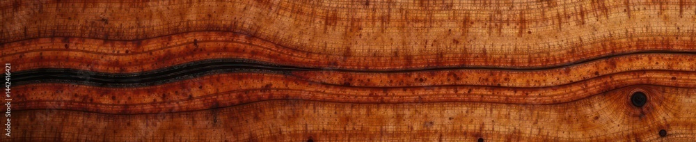 Striped afzelia burl wood texture, rich brown tones, grain, rich, rustic