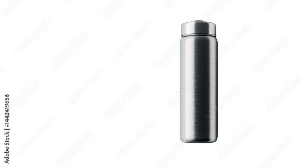High-resolution image of a single thermo flask cap, centered on white background with no other objects --ar 16:9
