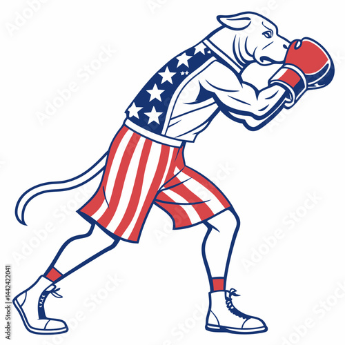 american boxer bulldog mascot