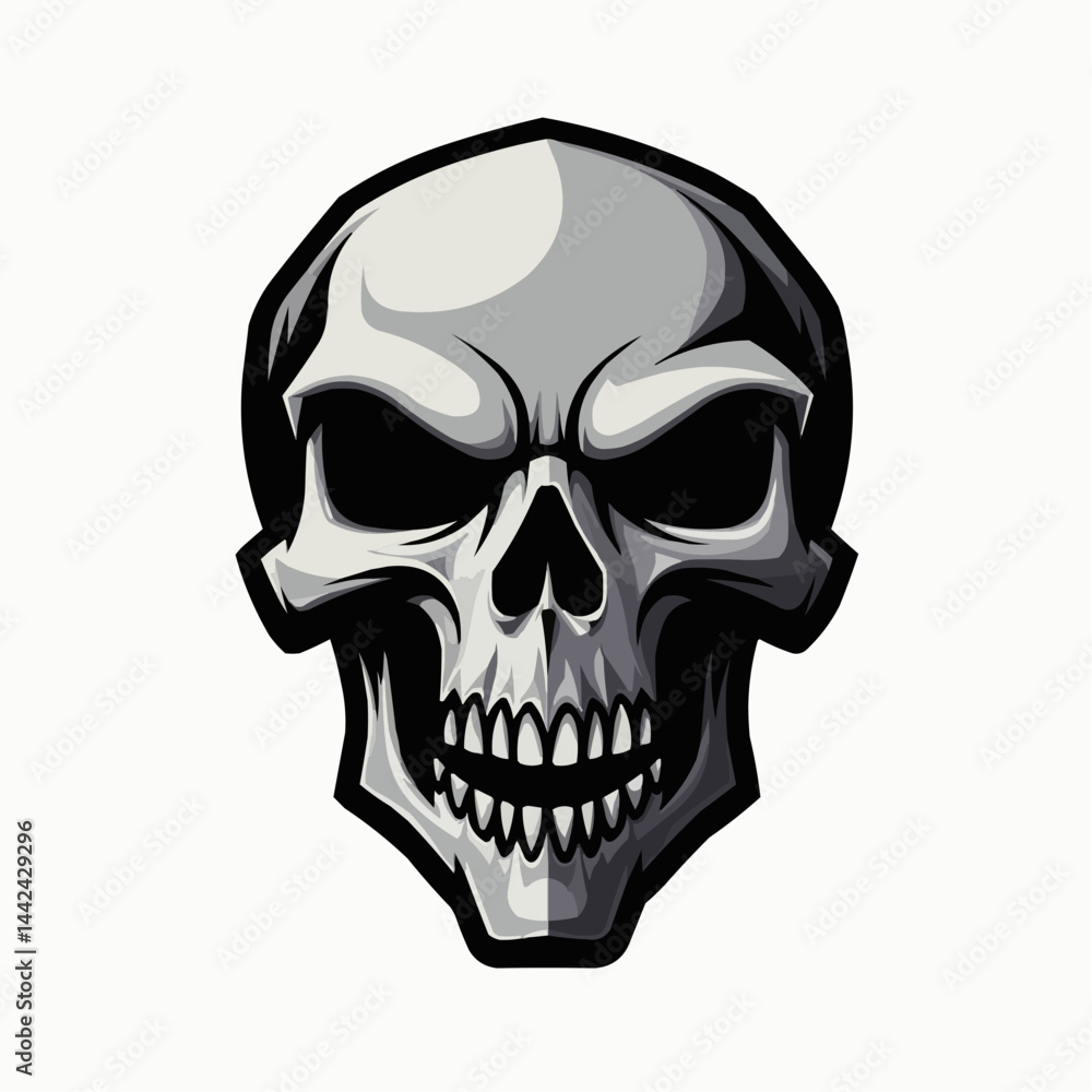 Skull Hero Mascot Logo – Esports, Gaming, and Fantasy Character Illustration Skull Hero Mascot Logo – Esports, Gaming, and Fantasy Character Illustration