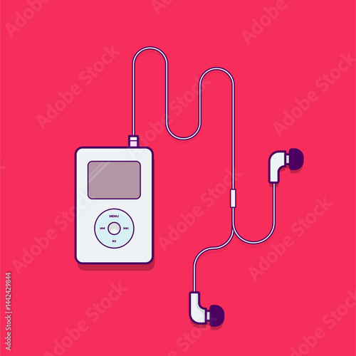 mp3 player with headphones