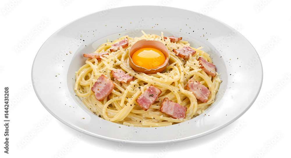 Fototapeta premium Spaghetti Carbonara