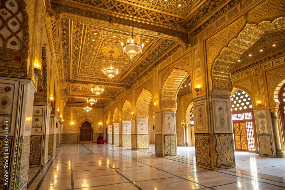Obraz premium interior of the mosque in istanbul turkey