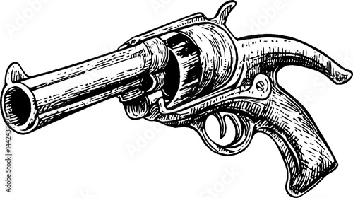 annetdebar_Engraved_illustration_of_Carbine_._Engraved_lined__97ff857c-490e-4860-84a3-33beb28c90e2_2_traced
