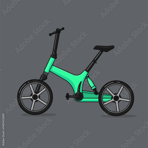 vector illustration of a bicycle