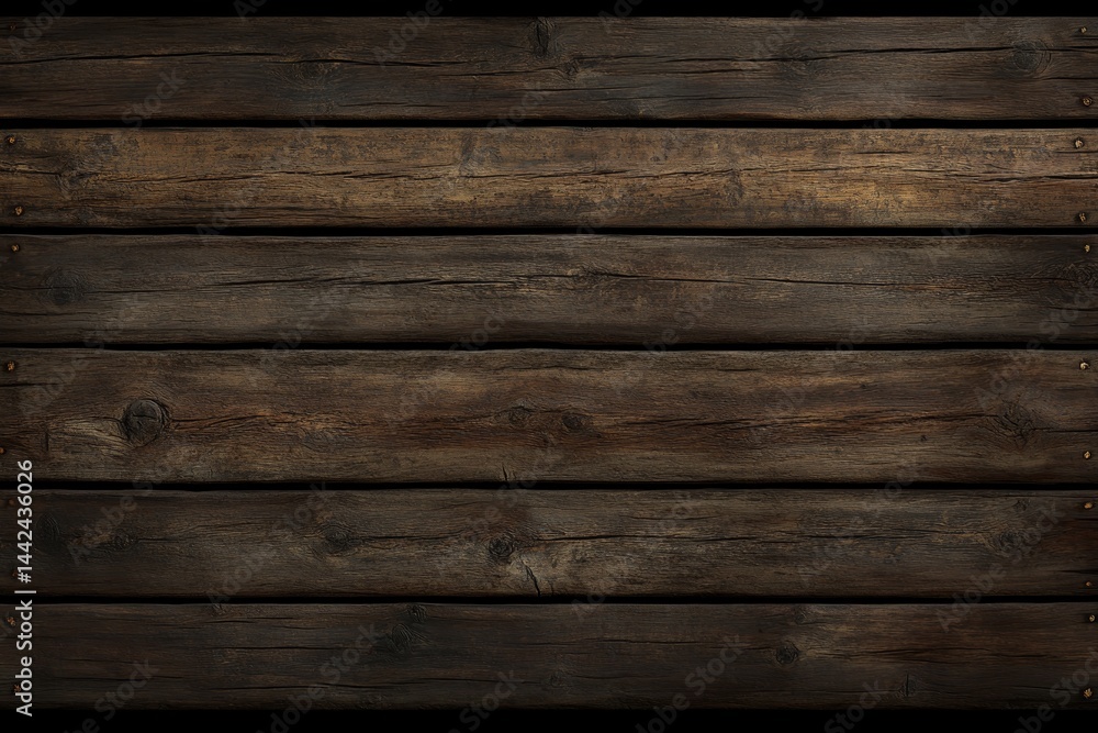 Dark brown weathered wooden planks background. Dark brown weathered wooden planks background.