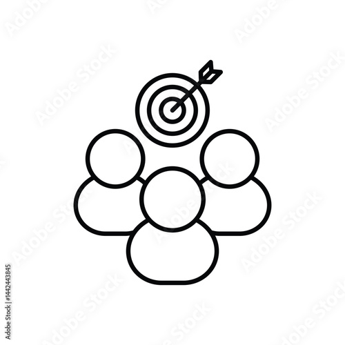 Target Group Vector icon