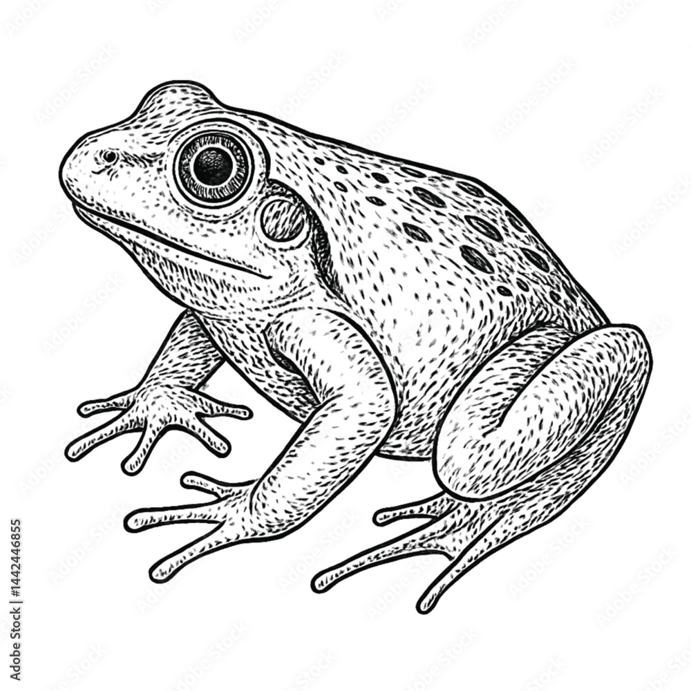 Naklejka premium frog ion