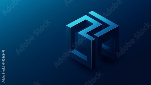 Abstract 3D Cube Design (1)