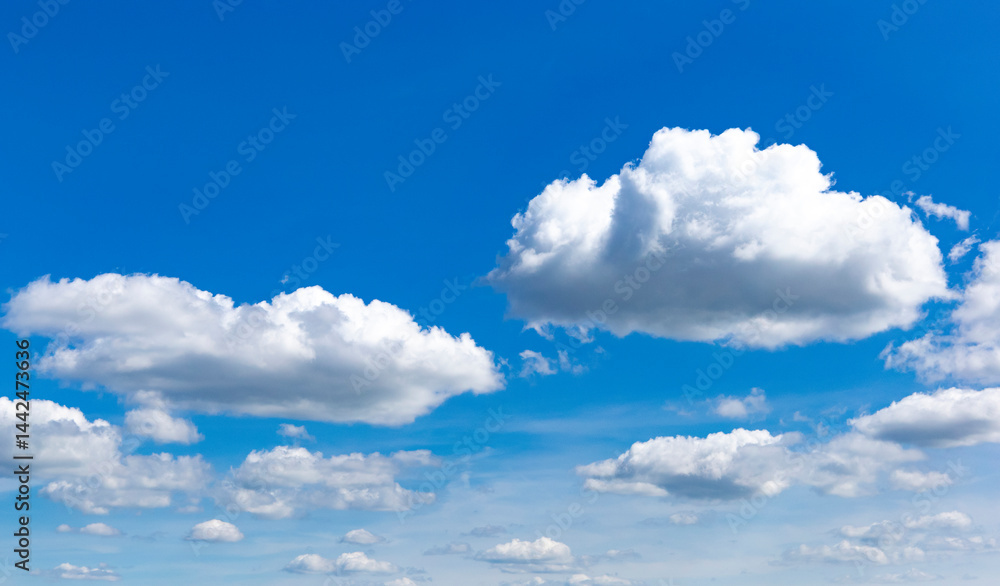 Blue sky and white clouds