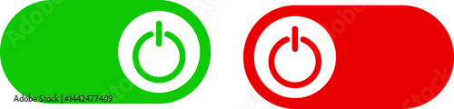 power icon set.  Start buttons. Stop sign. logo concept of powers button. Turn off symbol
